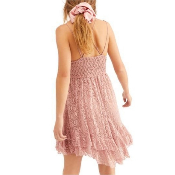 NWT FP Free People Adella Lace Slip Dress Boho Xs - Picture 11 of 15